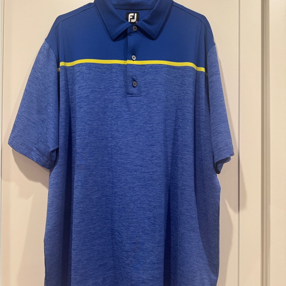 FootJoy Men's Blue Polo Shirt
